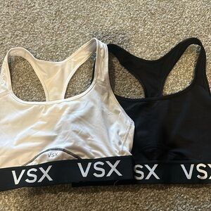 2 Victoria’s Secret sports bras.